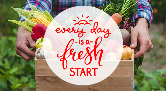 Everyday is a fresh start